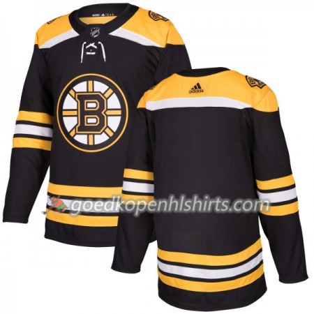 Boston Bruins Blank Adidas 2017-2018 Zwart Authentic Shirt - Mannen